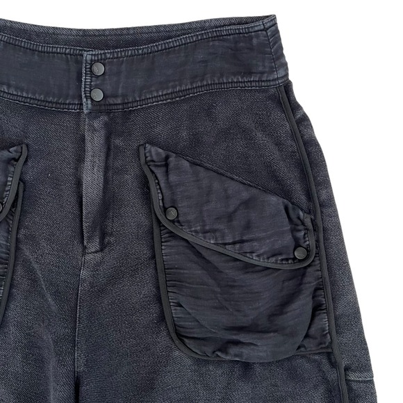 Free People Movement Timko Barrel Leg Pants in Black Oversized Boho SZ M - Picture 5 of 16